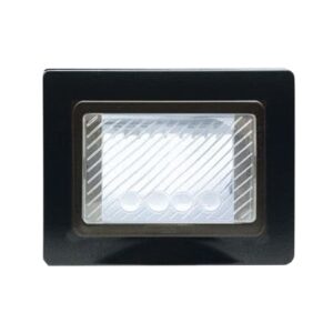 Placca Autoportante Stagna Ave Con Membrana Ip55 Colore Nera 44sp03gsl